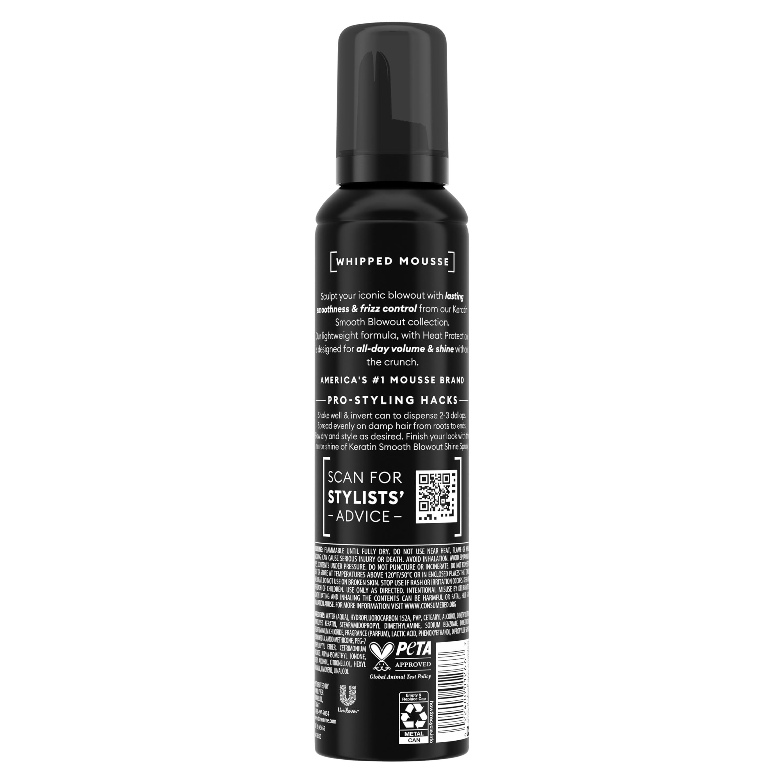 Amazon.com: TRESemmé Whipped Shaping Mousse Keratin Smooth for